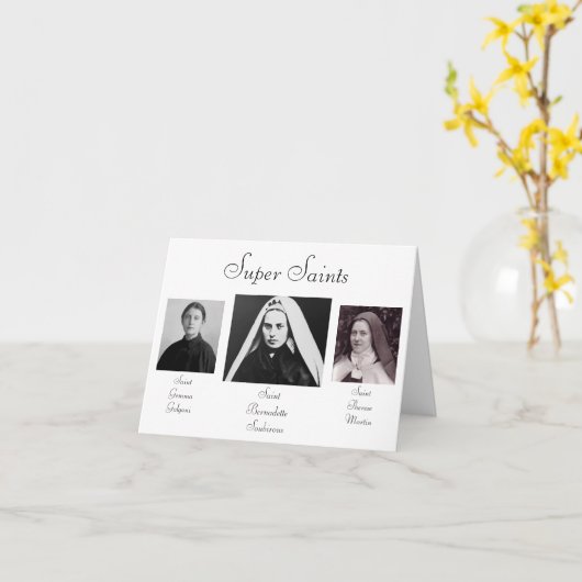 Carte Super Saints (Fleur jaune)