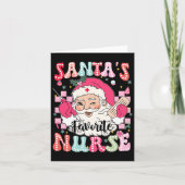 Carte Super Santas Infirmière Favorite Noël Noël Noël No (Devant)
