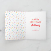 Carte Super Simple | Anniversaire Confetti de Rhymington (Intérieur)