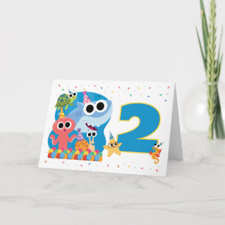 Carte Super Simple | L'anniversaire de Finny le requin a