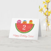 Carte Super Simple | Noodle et ses amis Anniversaire pas (Fleur jaune)