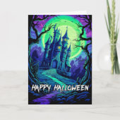 Carte Super Sinister Halloween Maison hantée (Devant)