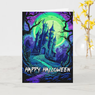 Carte Super Sinister Halloween Maison hantée