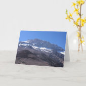 Carte Super Summit View, Mont Aconcagua, Argentine (Fleur jaune)