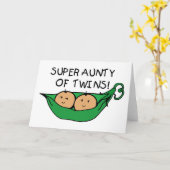 Carte Super tante de Twins Pod (Fleur jaune)