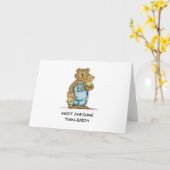 Carte Super Twin Daddy (Fleur jaune)