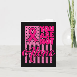 Carte Super Vous n'êtes pas seul Pink Ribbon Cancer du s