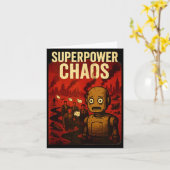 Carte Super Wer Chaos Dystoan Satire War Consequences Gi (Fleur jaune)