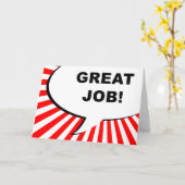 Carte superbe bulle de bande dessinée (Fleur jaune)