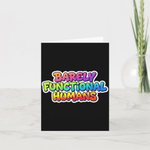 Carte Superbe Costume de déclaration d'humains à peine f