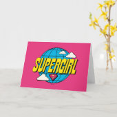 Carte Supergirl Global Pop Graphic (Fleur jaune)