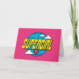 Carte Supergirl Graphique Pop Mondial