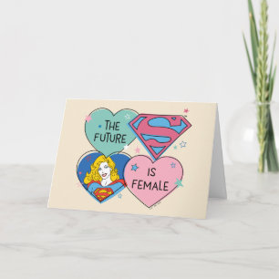 Carte Supergirl "L'avenir est féminin"
