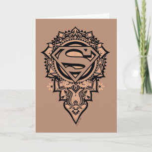 Carte Supergirl Mandala Graphic