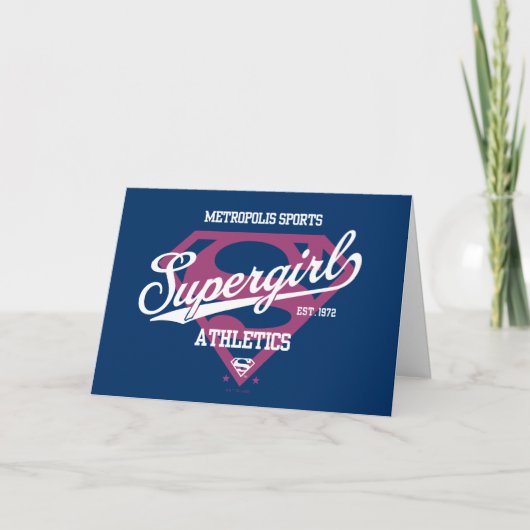 Carte Supergirl Metropolis Sports Athlétisme Graphique (Devant)
