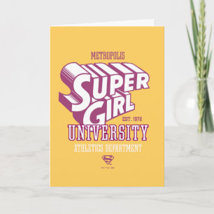 Carte Supergirl Metropolis University Athletics Départem