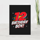 Carte Superhero Birthday - 12 Year Old - 12th Birthday (Devant)