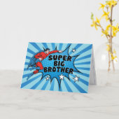 Carte Superhero Devenir un Big Brother (Fleur jaune)