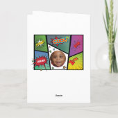 Carte Superhero Photo Super Special Enfant's (Dos)
