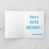 Carte Superhero Photo Super Special Enfant's (Intérieur)