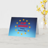 Carte Superhéros de la nouveauté de la Fête des pères pe (Fleur jaune)