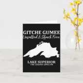 Carte Superior, Great Lake, Gitche Gumee Apparel Lakes  (Fleur jaune)