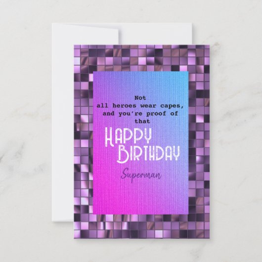 Carte Superman (Devant)