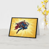 Carte Superman breaks chains (Fleur jaune)