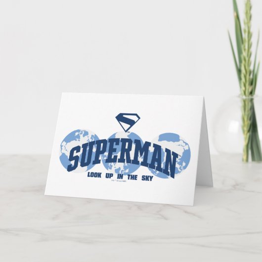 Carte Superman dans le monde (Devant)