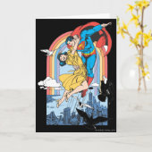 Carte Superman & Lois en jaune (Fleur jaune)