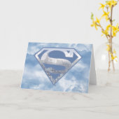 Carte Superman S-Shield | Logo de la ville bleu clair (Fleur jaune)