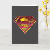 Carte Superman S-Shield | Logo de réflexion (Fleur jaune)