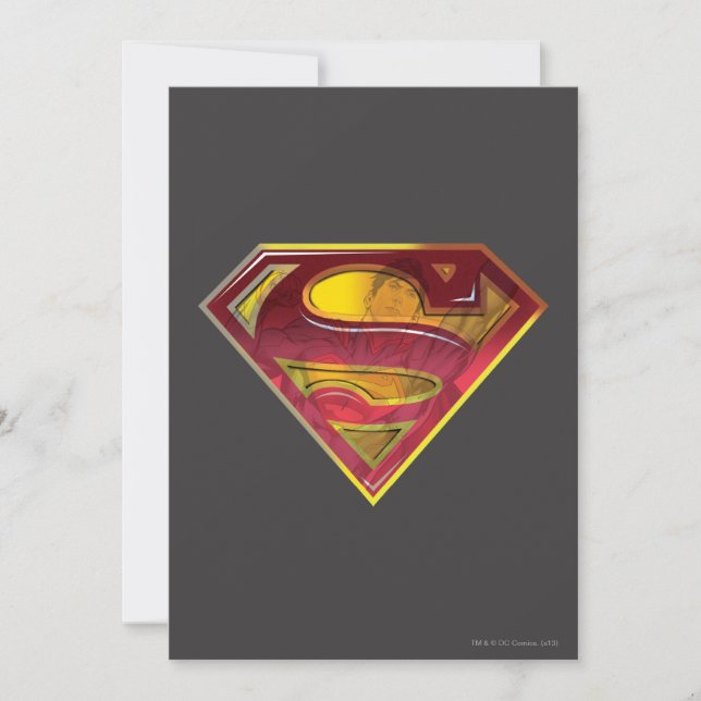 Carte Superman S-Shield | Logo de réflexion (Devant)