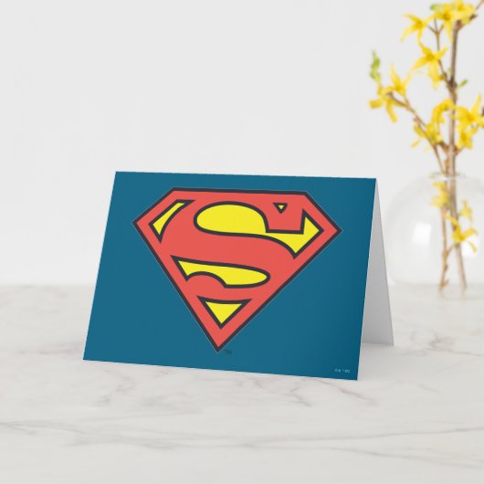 Carte Superman S-Shield | Superman Logo (Fleur jaune)