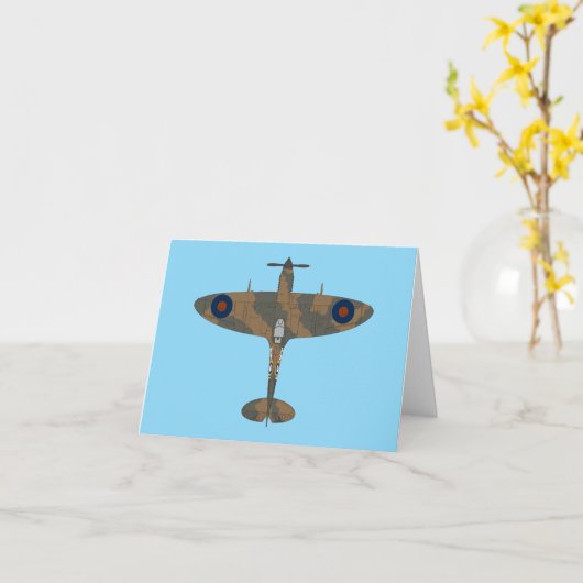 Carte Supermarine Spitfire Mk. V  (Fleur jaune)