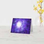 Carte Supernova céleste Merci d'art moderne chrétien (Fleur jaune)