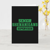 Carte Superviseur de Shenanigans Senior Coordina (Fleur jaune)
