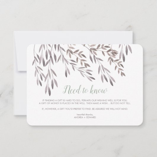 Carte supplémentaire pour un mariage aux fleurs sa (Devant)