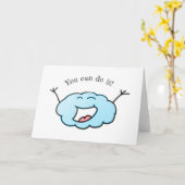 Carte Support Cloud (Fleur jaune)