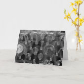 Carte Support de bouteille (Fleur jaune)