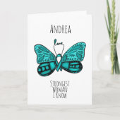 Carte Support de lutte contre le cancer de l'ovaire Cart (Devant)