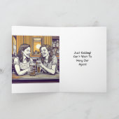 Carte Support Funny Break Up (Intérieur)