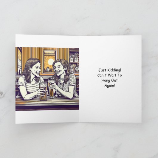 Carte Support Funny Break Up (Intérieur)