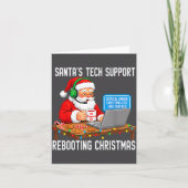 Carte Support Rebooting Tech Santa's Smile (Devant)