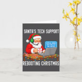 Carte Support Rebooting Tech Santa's Smile (Fleur jaune)