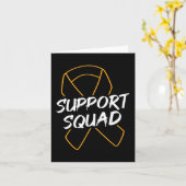 Carte Support Squad Leukemia Cancer Leukemia Aware R (Fleur jaune)
