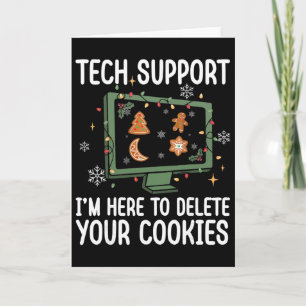 Carte Support technique Je suis là pour supprimer vos co