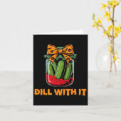 Carte Supporte Le Avec Humour Adulte Pot De Concombre Ha (Fleur jaune)