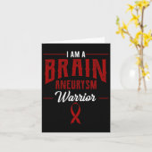 Carte Supporter de la sensibilisation à l'anévrisme céré (Fleur jaune)