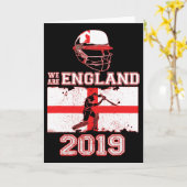 Carte Supporters de l'équipe de cricket d'Angleterre Nou (Fleur jaune)